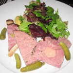 Assiette de charcuterie with homemade patés and terrines