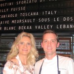 RN74 executive chef Jason Berthold with Sophie Gayot