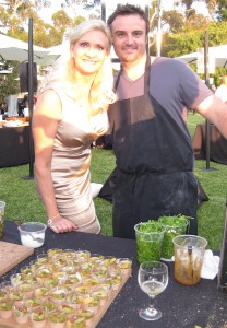 Brendan Collins of Waterloo & City with Sophie Gayot