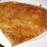 Crêpe au citron: butter, sugar and lemon