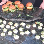 Merguez sliders, cucumber hummus - Literati Bar & Grill West LA