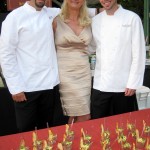 Rory Herrmann (left), Mark Hopper (right) - Bouchon restaurant Beverly Hills