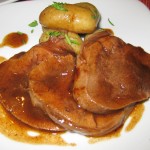 Beef tongue in sauce diable