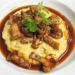 Brouillade d'oeufs aux girolles