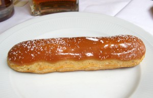 Superb éclair caramel beurre salé