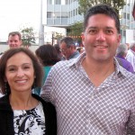 KTLA news anchor Frank Buckley with wife Elena