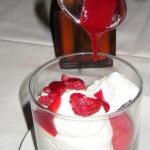 Raspberry dessert