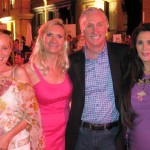 Tina Littlewood, Sophie Gayot, publicist Michael Levine, Barbara Lazaroff