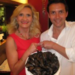 Owner Sébastien Cornic with Sophie Gayot