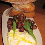 Fresh local burrata: organic extra virgin olive oil and sea salt