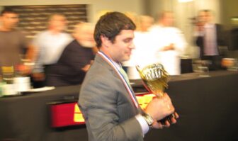 Winning sommelier Mark Sadr (from BLT)