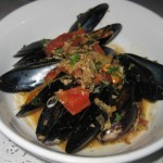 Mussels provencale: shallots, garlic, tomato, thyme, fennel, fresh tarragon and Pernod