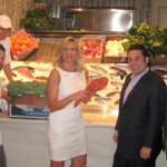 Sophie Gayot with Adam Rand, Director of Operations for Estiatorio Milos