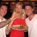 Chefs Jeff Mahin & Michael Voltaggio with Sophie Gayot