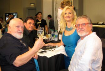 Judges Michel Richard, Josiah Citrin and Michel Cornu with Sophie Gayot