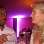 Proud 2011 Les Espoirs de Mougins winner Francis Ogé with Sophie Gayot
