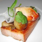 Poitrine cochon Cantonese style with crab