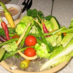 Local vegetable crudités