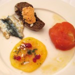 Julia Gosea's tomato and sardines