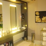 Ladies' lockers at La Prairie spa