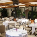 Restaurant patio