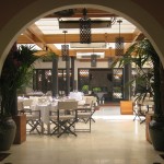 Restaurant view from the booths