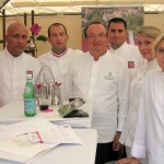 The jury debating: Sophie Gayot, Frédéric Anton, Sébastien Chambru, Serge Gouloumès, Christopher Hache, Claire Verneuil, Christelle Brua