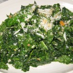 Tuscan kale with lemon, Parmesan and bread crumb