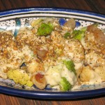 Cauliflower, tarma and hazelnut