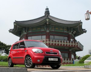 The Kia Soul in Seoul, South Korea