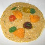 Sea urchin, cous cous and lemon