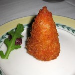 Risotto ball amuse-bouche
