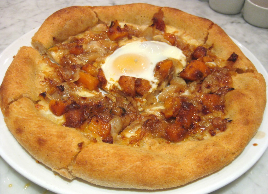 Butternut squash pizza