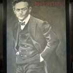 Harry Houdini on the mantle
