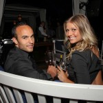 LA Galaxy's Landon Donovan and Kirsten Rich