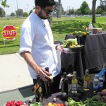 John-Carlos Kuramoto selecting his produce