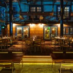 Patio of Sadie restaurant in Hollywood