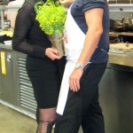 Chef Mark Gold with Sophie Gayot