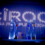 Bottles of Ciroc vodka
