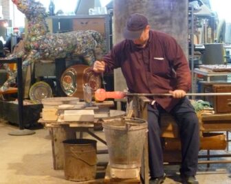 Murano glassblowing