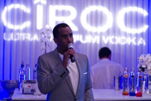 Sean John Combs, brand ambassador for Ciroc Vodka
