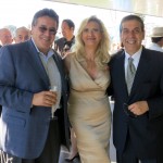 Carlos Lopes and Jack Naderkhani with Sophie Gayot