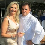 Chef Josiah Citrin with Sophie Gayot