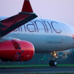 Virgin Atlantic A330 on the runway