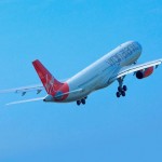 Virgin Atlantic A330 taking off