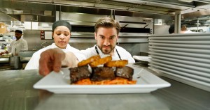 Chef Ryan DePersio in the kitchen Chef Ryan DePersio in the kitchen