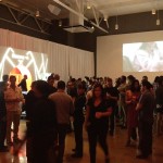 Fashionable crowd at Milk Studios