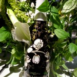 Champagne Perrier-Jouët 2004 Belle Époque Florale Edition with one of Makoto Azuma's floral arrangements