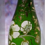 The bottle of Champagne Perrier-Jouët 2004 Belle Époque Florale Edition was designed by Japanese floral artist Makoto Azuma