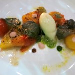 Heirloom tomato and confit